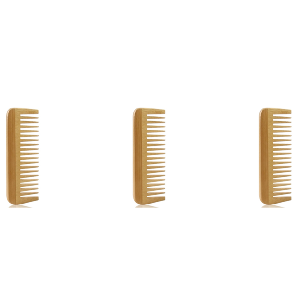 Senza Marchio Thick Solid Comb Wide Tooth Comb Portable Styling Massage Hair Comb