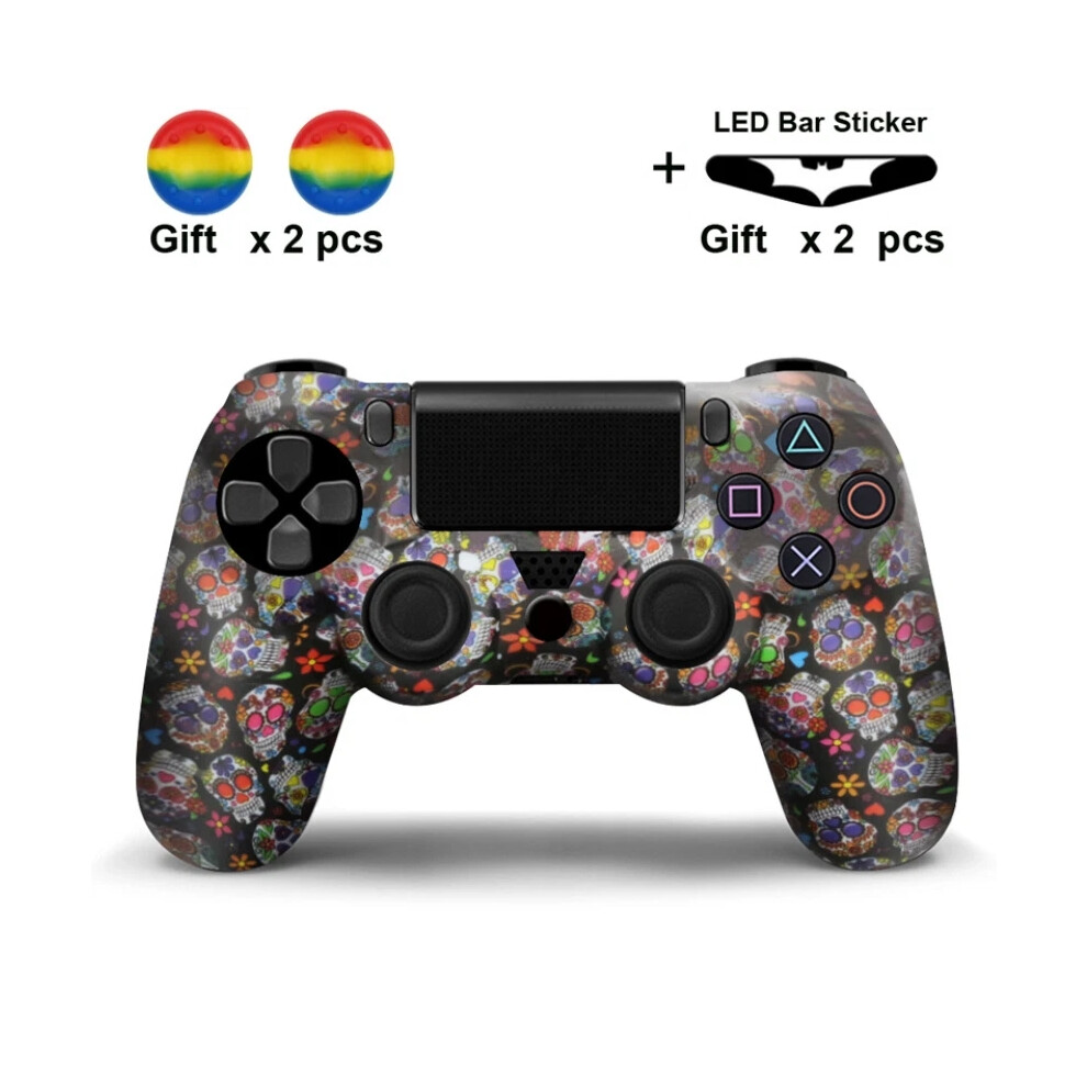 (#10) Ps4 Playstation 4 Silicone Rubber Skin Graffiti Protective Controller Case Cover 6963793772933