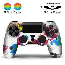 (#15) PS4 Playstation 4 Silicone Rubber Skin Graffiti Protective Controller Case Cover New