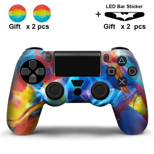 (#18) PS4 Playstation 4 Silicone Rubber Skin Graffiti Protective Controller Case Cover New