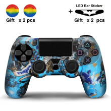 (#7) PS4 Playstation 4 Silicone Rubber Skin Graffiti Protective Controller Case Cover New