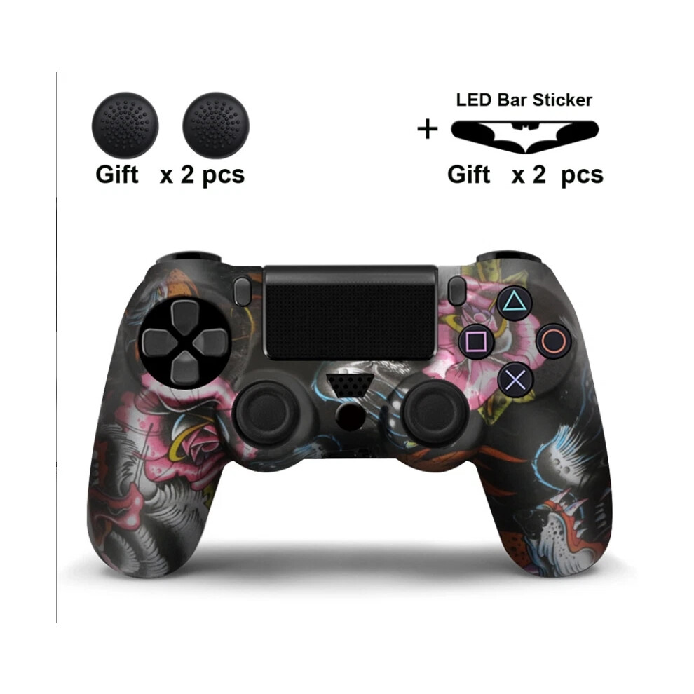 (#1) Ps4 Playstation 4 Silicone Rubber Skin Graffiti Protective Controller Case Cover Hot 6963793773848
