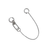 (As show, One size) Earrings Lip Chain Nose Chain One-piece Lip Ring Fake Piercing Body Jewelry