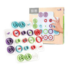 (As show, One size) Children's Simulated Ring Board Game Plastic Made