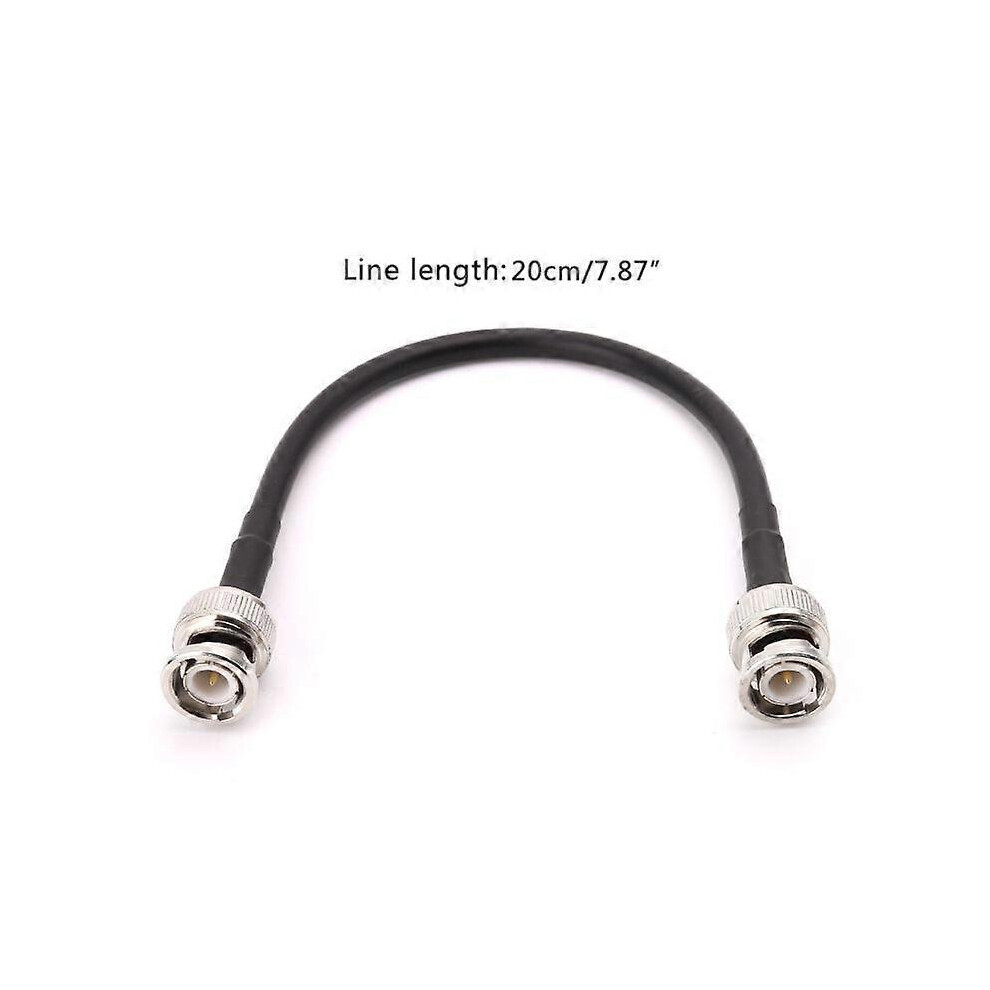 (As Show, One Size) Bnc Male To Bnc Male Rg58 Pigtail Cable 20Cm Connector Crimp Coax Cables 5021775388907