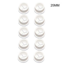 (20mm, White) 10 Pcs Wire Rubber Grommets Rubber Cable Cord Grommet for Desk Table Console