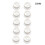 (20mm, White) 10 Pcs Wire Rubber Grommets Rubber Cable Cord Grommet for Desk Table Console 1