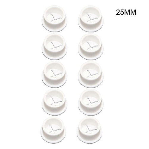 (25mm, White) 10 Pcs Wire Rubber Grommets Rubber Cable Cord Grommet for Desk Table Console