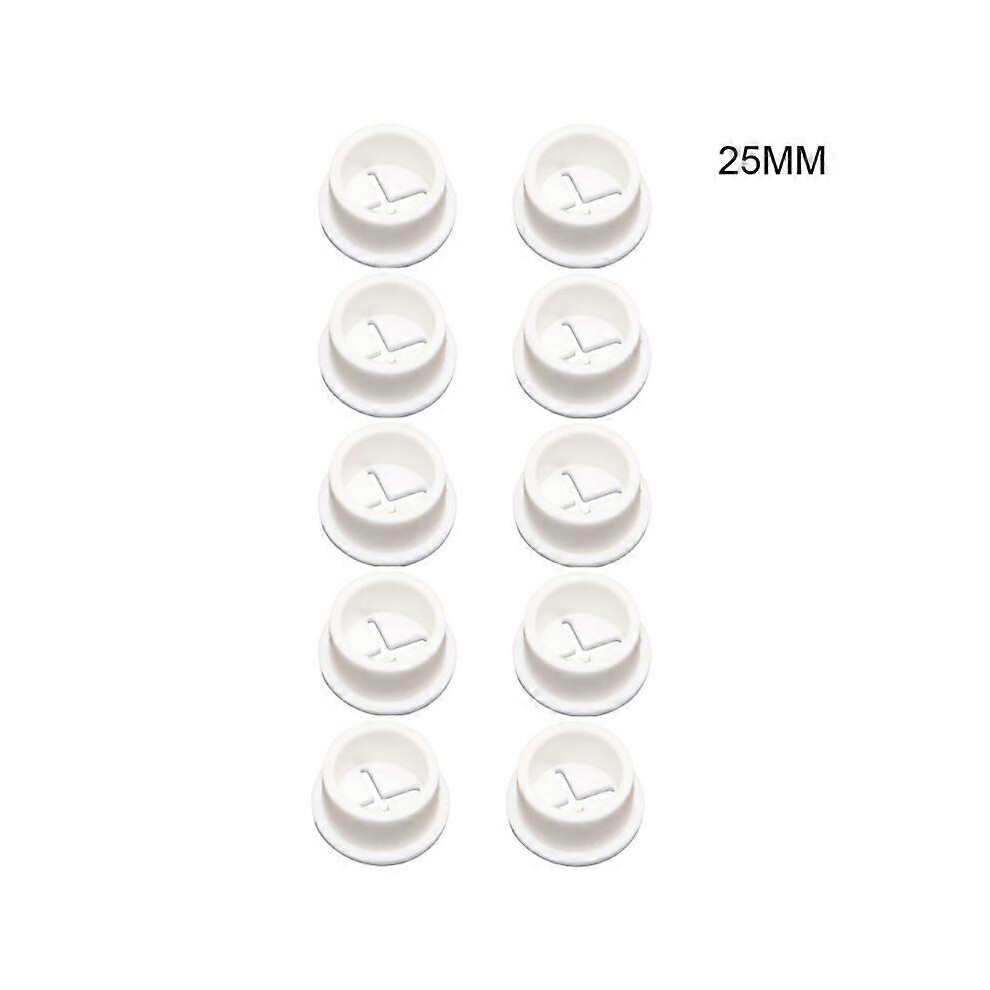 (25Mm, White) 10 Pcs Wire Rubber Grommets Rubber Cable Cord Grommet For Desk Table Console 5021564546303