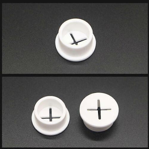 (20mm, White) 10 Pcs Wire Rubber Grommets Rubber Cable Cord Grommet for Desk Table Console 2