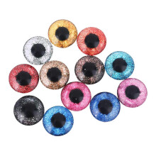 (As show, One size) 10 Pair Glass Doll Eyes DIY Crafts Eyeballs for Dinosaur Animals Eye Accessories Jewelry Making 8/12/18mm
