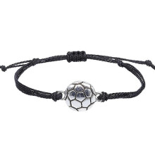 (1, One size) Basketball Bracelet Adjustable Basketball Decor Braided Rope Bracelet Unisex