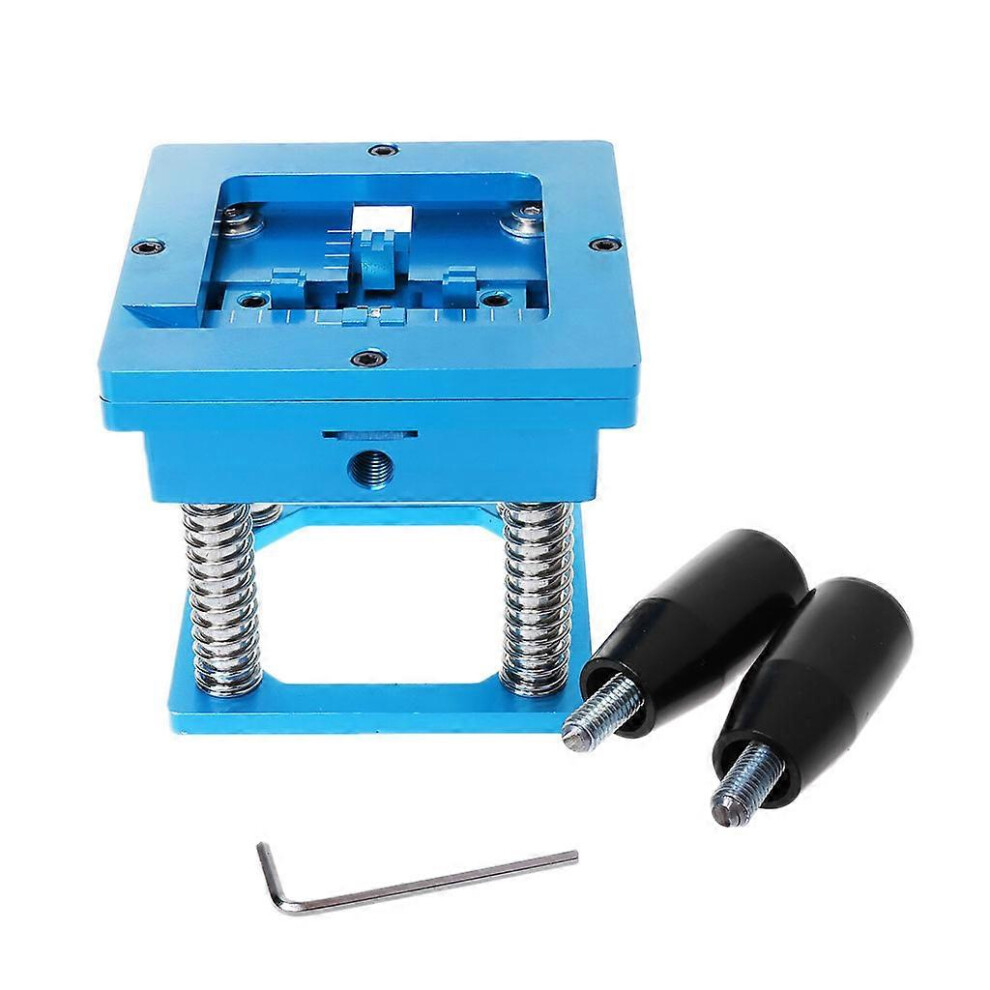(As Show, One Size) Blue Bga Reballing Station With Handle For 90Mm X 90Mm Template Holder Jig 5021775384541