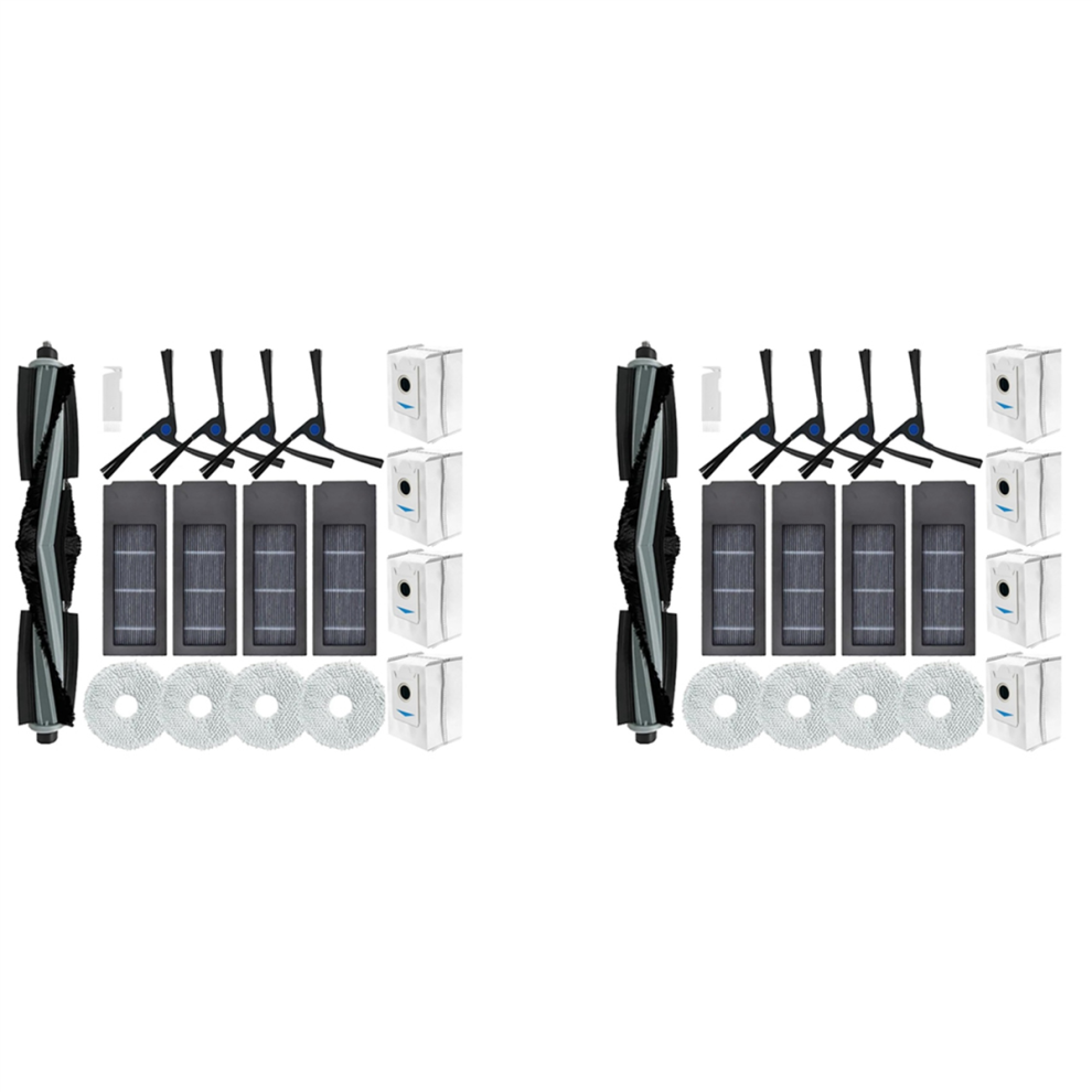 Per X2 Spazzole Laterali Principali Filtro Panno Per Mocio Sacchetti Per La Polvere-image