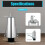 Chair Hydraulic Pump for Most Standard-Style Chairs,Adjustable Height 3