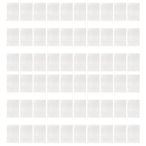 30 Pack Paper Picture Frames, Standing White Cardboard Photo Frames