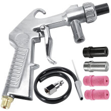 (As show, One size) Sandblast Gun Kit2 For Abrasive Media Blasting Cabinet With Hose Nozzle For Sandblasting Machine