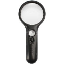 (As show, One size) Magnifier With Light,3x 45x High Magnification Black