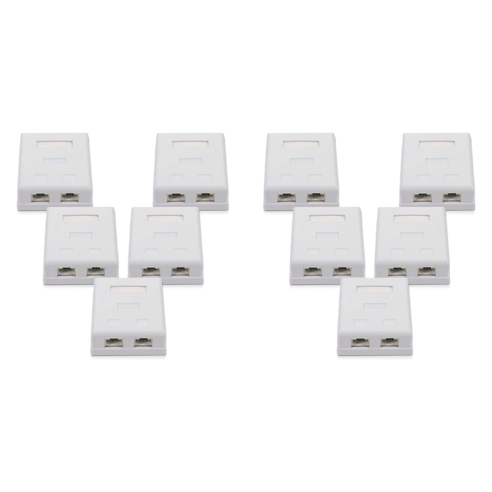 Prise réseau RJ45 - avec port pour câble LAN CAT6A pour câble réseau