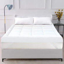 (Small Double: 122x190cm) Premium Luxury Hotel Quality Mattress Topper Extra Thick 10cm (4-inch) Plush Comfort
