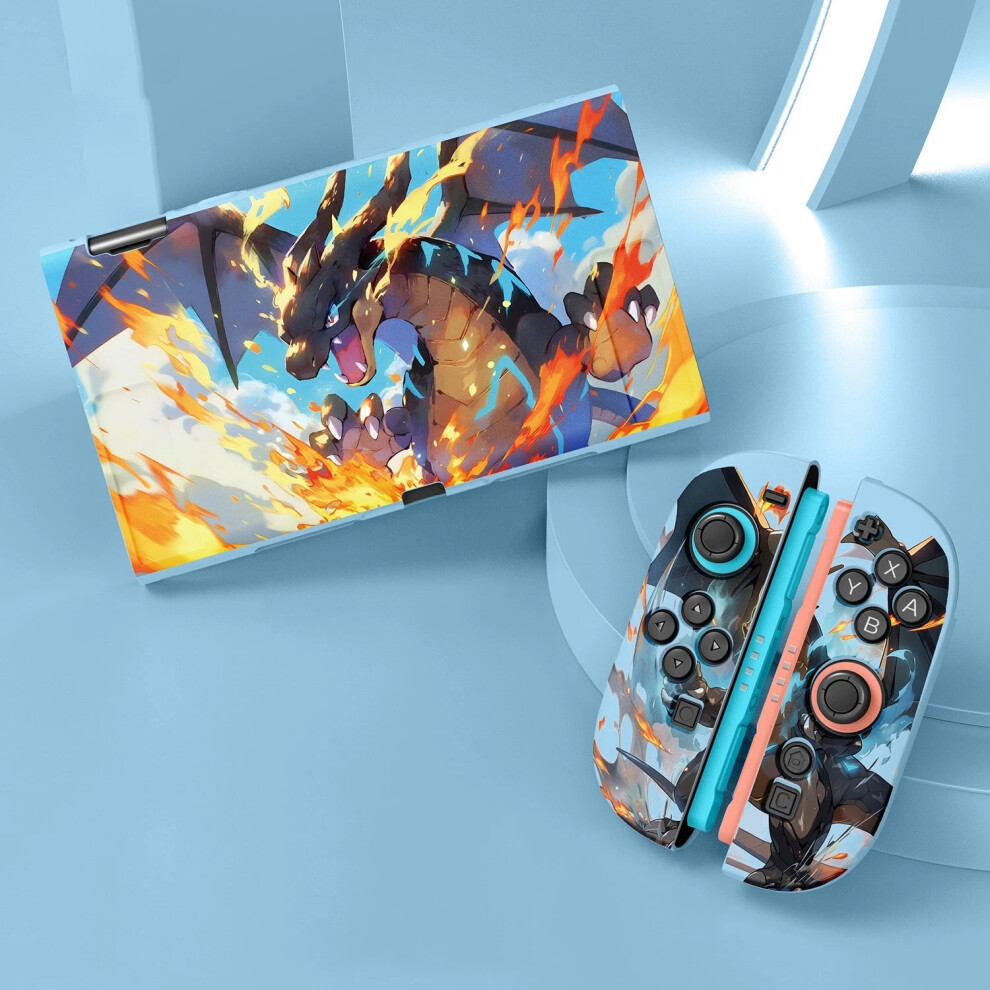 (Charizard X) TPU Soft Cartoon Skin Shell Case Protective Cover For NS2 Switch2 Gift-image-OPC-PHPBB9S-NEW