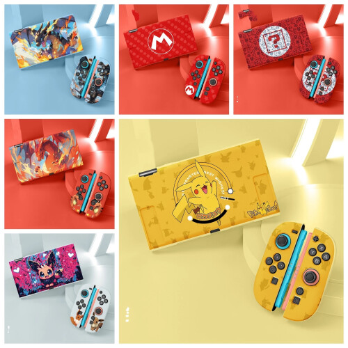 (Scrawl Charizard) TPU Soft Cartoon Skin Shell Case Protective Cover For NS2 Switch2 Gift 2