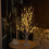 White Tree with LED Lights, Small Tree Lights Battery Powered Timer 4