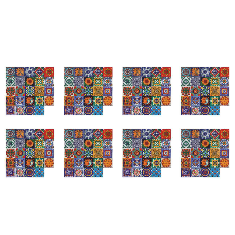 24Pcs Self Adhesive Mosaic Brick Tile 3D Sticker Kitchen -10X10cm 4853188094288