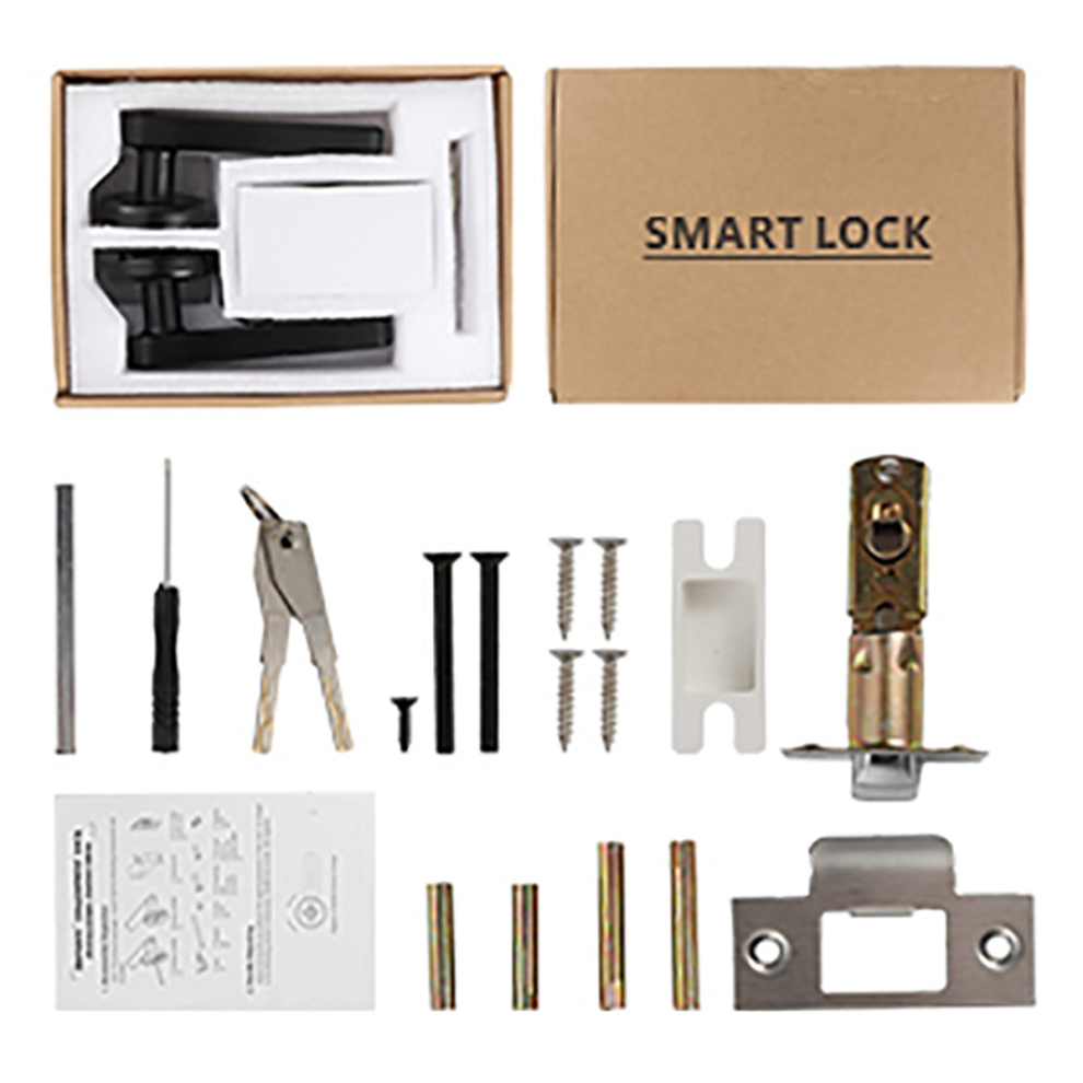 Fingerprint Smart Door Lock Knob With Keypad Keyless Entry Door Lock 4853188097722