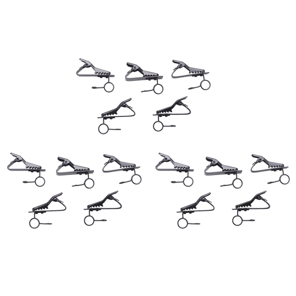 Lot de 5 mini pinces à cravate pour microphone 7,5 mm