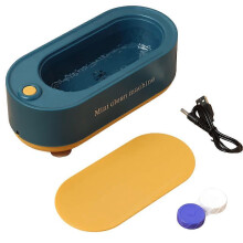 (As show, One size) Ultrasonic Cleaner, Ultrasonic Cleaning Device Cleaning Device, Professional Ultrasonic Tub Cleaning Device for Cleaning Jewelry, Watches, Glasses,Gre