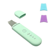 (As show, One size) Skin Scrubber - Skin Spatula, Blackhead Remover Pore Cleaner With 4 Modes,skin Care Tools, Comedones Extractor For Facial Deep Cleansing (green)