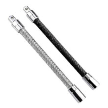 2Pcs 1/2'12.5mm Sleeve Extension Rod Elastic Connecting Rod Universal Connecting Rod Flexible Shaft JP