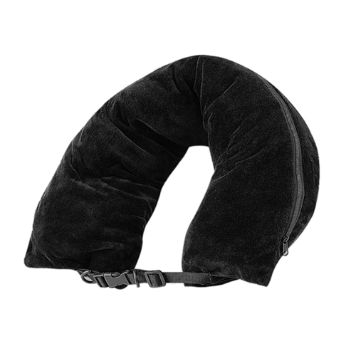Travel Neck Pillow Stuffable with Clothes,Stuffable Neck Pillow black 1