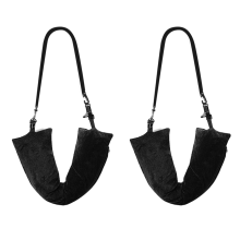 Travel Neck Pillow Stuffable with Clothes,Stuffable Neck Pillow black