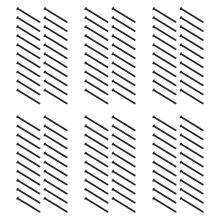 M3 x 45mm Alloy Steel Hex Socket Button Head Screws Black 20 Pcs