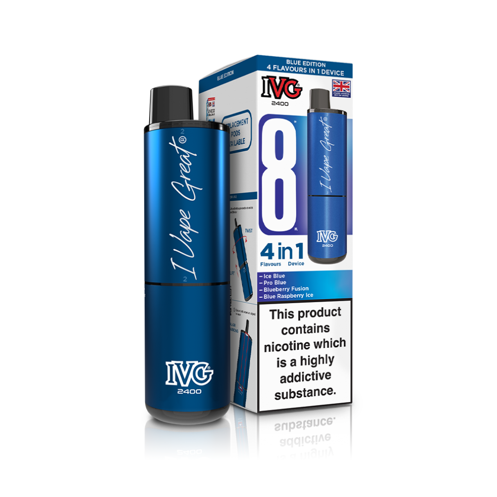 IVG 2400 4 in 1 Rechargeable & Refillable Kit  20mg
