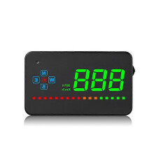 (As show, One size) Car Digital Gps Speedometer Head Up Display Overspeed Mph/km Tired Warning Alarm High Quality black