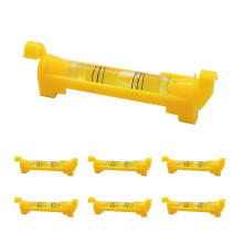 (As show, One size) Mini Pocket High Precision String Spirit Level With Molded Hooks String Line Level, Tile Gutter For Brickwork Plumbing yellow