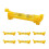 (As show, One size) Mini Pocket High Precision String Spirit Level With Molded Hooks String Line Level, Tile Gutter For Brickwork Plumbing yellow 1