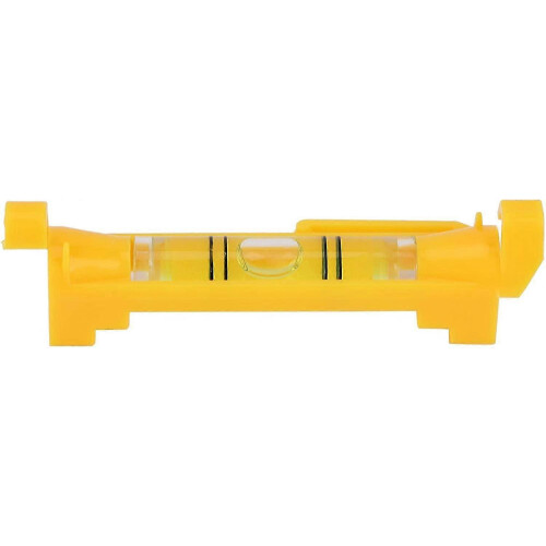 (As show, One size) Mini Pocket High Precision String Spirit Level With Molded Hooks String Line Level, Tile Gutter For Brickwork Plumbing yellow 1