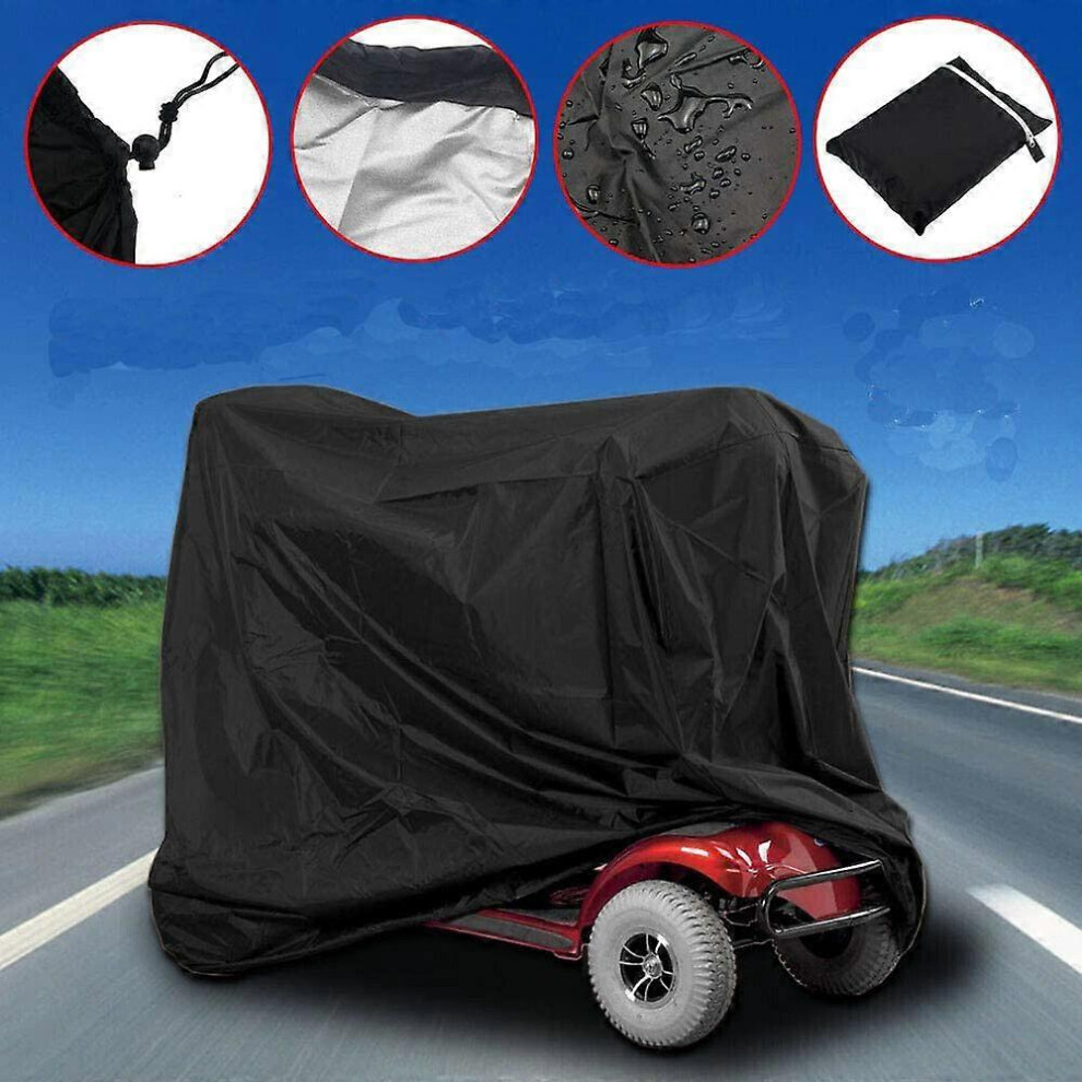 (As show, One size) Waterproof Scooter Cover Anti-dust Windproof Uv Protection 245*50*140cm-image-OPC-PHPBTMD-NEW