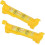 (As show, One size) Mini Pocket High Precision String Spirit Level With Molded Hooks String Line Level, Tile Gutter For Brickwork Plumbing yellow 3