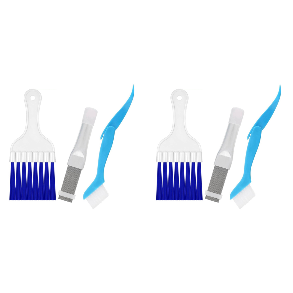 Kit de nettoyage pour ailettes de condenseur de climatiseur, outil de réparation de radiateur