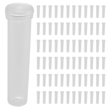Floral Tube 100-Pack Flower Tube,0.6 x 0.6 x 2.8 Inches, Opening 3mm