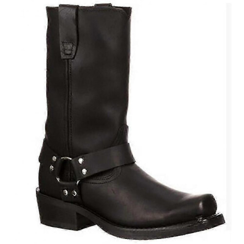 (EU46, black) Ladies Harley Davidson Biker Boots