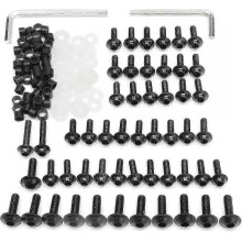 Motorcycle Fairing Bolts Screw Clips Kit for Yamaha YZF R6 1999 2000 2001 2002 - Black