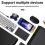 Supports Ns/ Ps5/ Ps4 / Ps3 / X Series ,keyboard Mouse Adapter 4