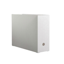 (B) Document Storage Box Smooth Edge Reusable Good Load-bearing Save Space Book Pencil Sundries Storage