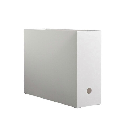 (B) Document Storage Box Smooth Edge Reusable Good Load-bearing Save Space Book Pencil Sundries Storage